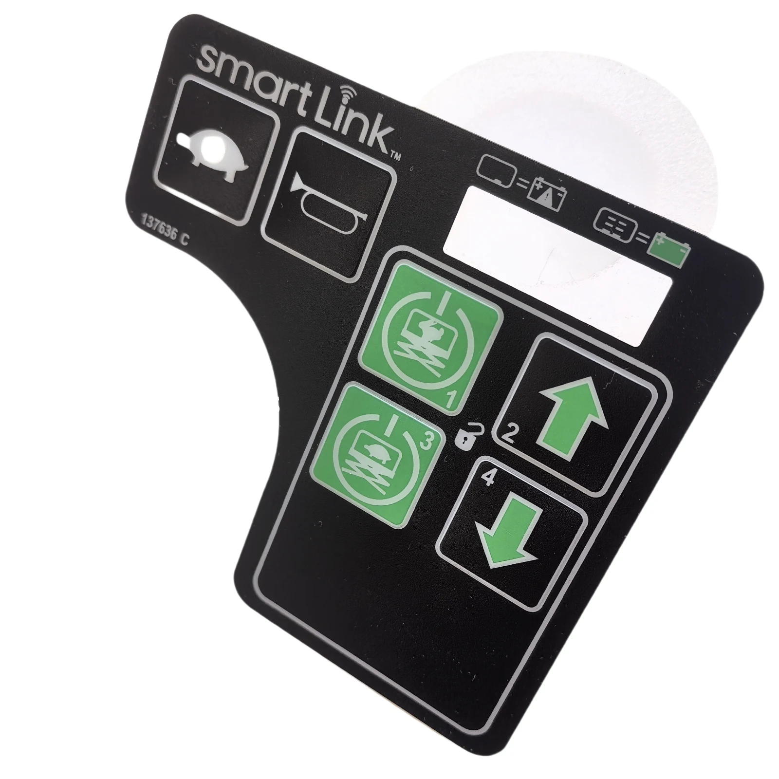 

Наклейка на блок управления SKYJOINTS 137636 137636 GT Genie Parts Play Control Box Накладка Наклейка для ножничного подъемника Genie GS1530 GS1532 GS19