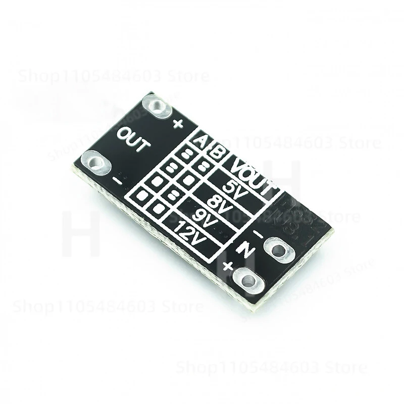 3.7V to 12V Mini DC-DC Boost Module Support 5V/8V/9V/12V Output
