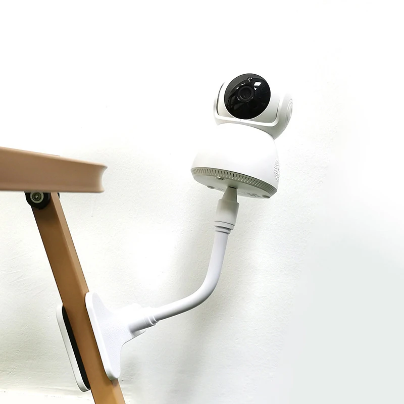 No Punching Portable Clip Mount Webcam Stand For Baby Monitor Camera Holder Flexible Twist Mounting Home Baby Monitor Stand