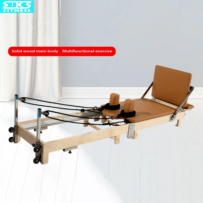 Pilates Equipment Training Bed, Yoga Training Folding Core Bed, Oak Core Bed