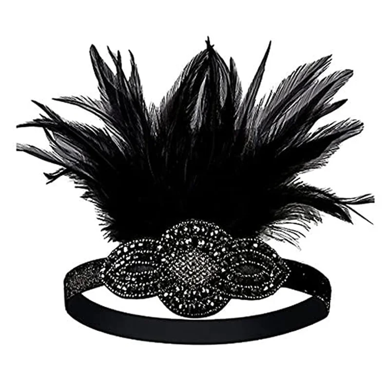 ABQR 1920S مجموعة إكسسوارات تنكرية للنساء عقال فلابر 20S خوذة قلادة قفازات #5