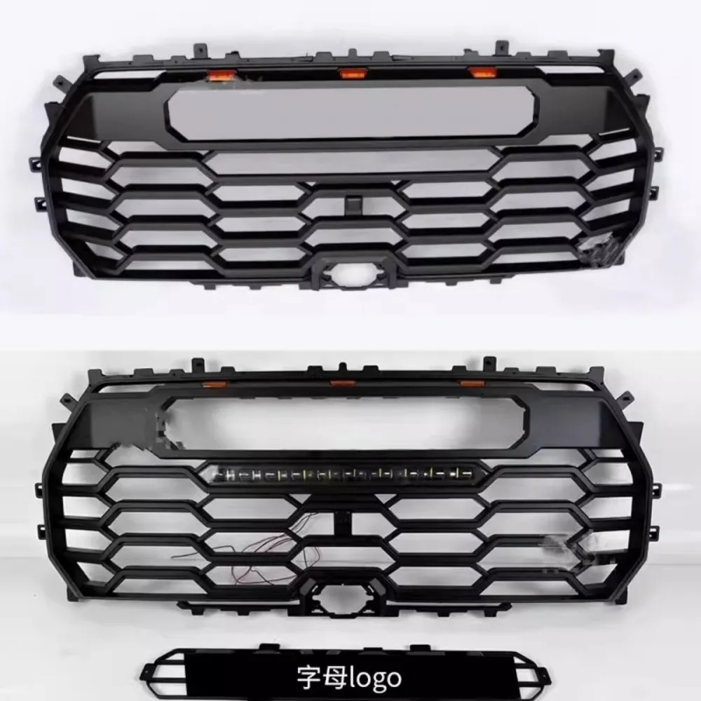 

Grill Mask Grid Radiator Grille Front Bumper Net Assembly For Toyota Tundra 2008-2022 Modified New Style Auto Accessories