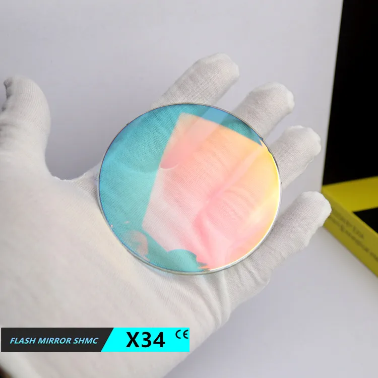 EXIA Lens X34 Photochromic Grey Flash Mirror Red SHMC MR-8 1.61 Sunglasses Lenses UV400 Curve 3