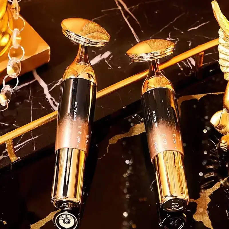 Gezichtsoogmassage met gezichtsschoonheidsapparaat voor nek en gezicht Elektrische gezichtsschoonheidsapparaten Anti-rimpel