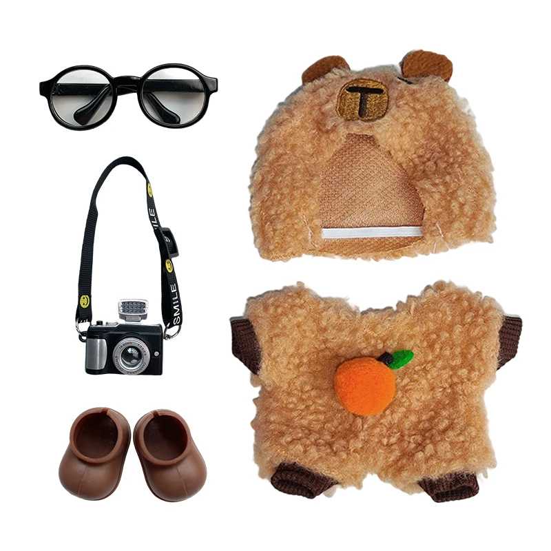 

For Gxlaihly 17cm Labubu Doll Clothes Outfit Cute Costume Suitable for 17cm Labubu Dolls Fashionable Doll Clothing