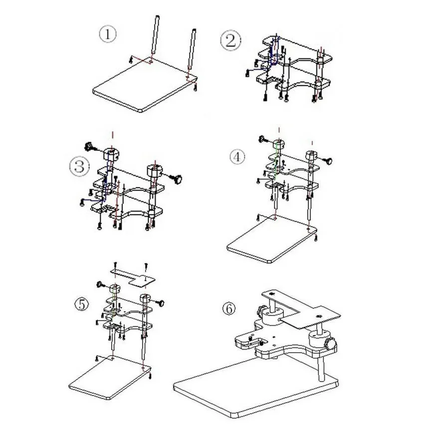 BDM FRAME with Adapters Set for KTAG ECU Programming Tool Auxiliary Bracket Acrylic Board Transparent and Visible Mesh Support