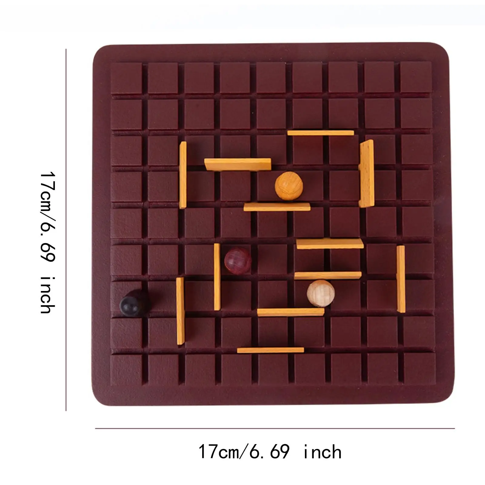 Papan catur mainan Desktop permainan logis Montessori 2 pemain Puzzle pertempuran papan permainan untuk perjalanan balita prasekolah aktivitas keluarga