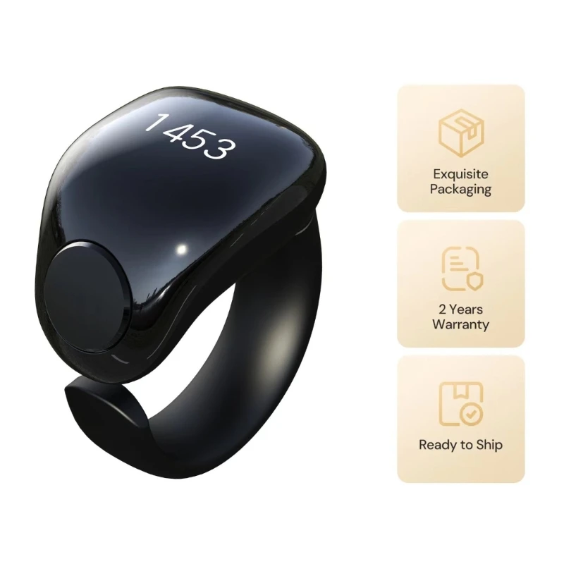 4 Digit Finger Counter Tasbih Counter Rings Tasbeeh Counter Tasbih Zikr Rings APP Support Digital Tally Counter