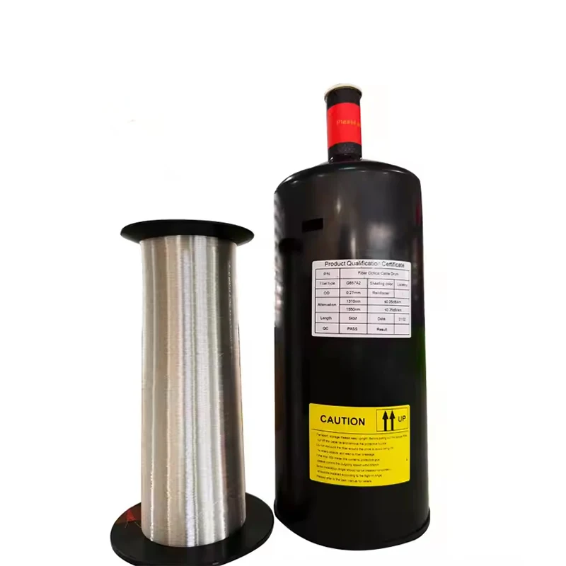 

High Quality FPV Invisible Bare Fiber Optic Communication Cable 5G Network Compatible for Outdoor Use