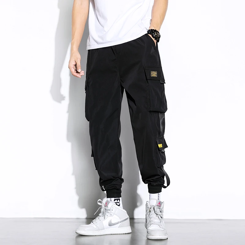 Big Pockets Cargo Pants Women Elastic High Waist Loose Streetwear Summer Pant Baggy Tactical Trouser Hip Hop Joggers Pants