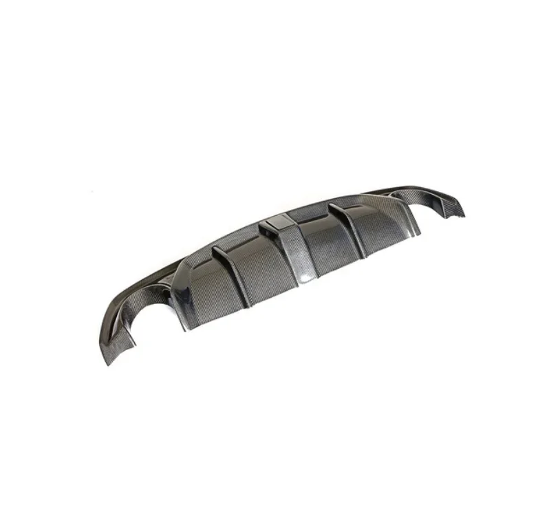 Диффузор MRD для Infiniti Q50 2014-2017 Q50 2018 + задний бампер из настоящего углеродного волокна, задний диффузор, задние губы со светодиодной подсветкой