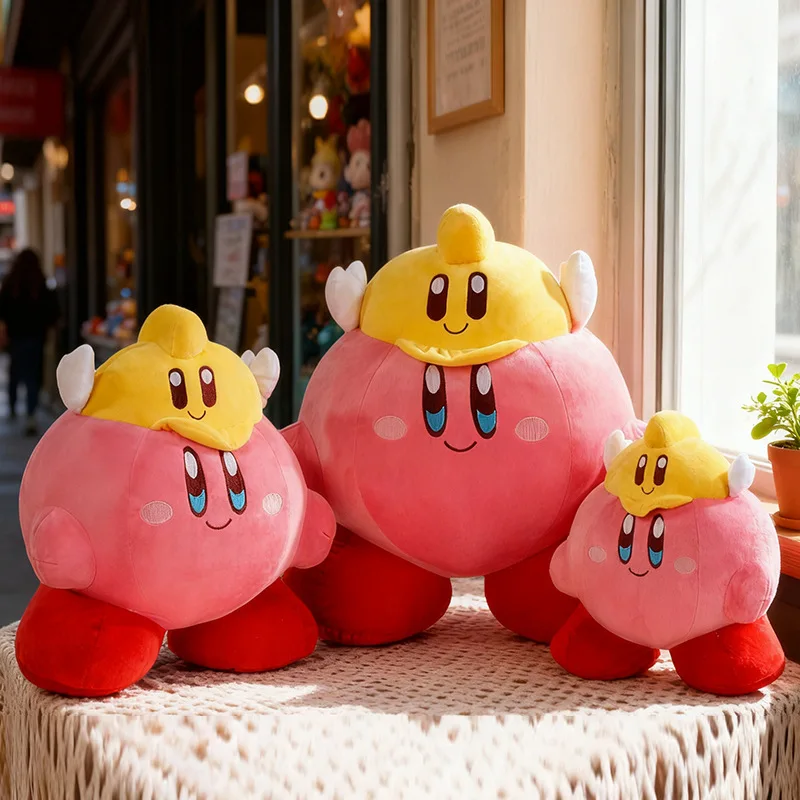 30/40/50cm Cupid Kirby Plush Toy Cute Angel Kirby Soft Fluffy Stuffed Game Character Doll Throw Pillow Home Sofa Room Decor Gift view 2