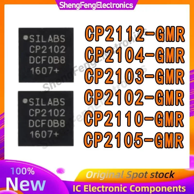 

CP2102-GMR CP2103-GMR CP2104-GMR CP2105-GMR CP2110-GMR CP2112-GMR CP2102 CP2103 CP2104 CP2105 CP2110 CP2112 IC Chip QFN in stock