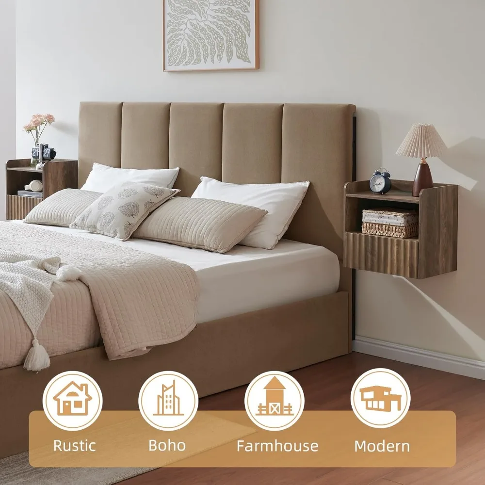 White Nightstand with Acorn Accents, 21 Wide x 16 Deep x 26 Tall, Dakota Style Bedside Table