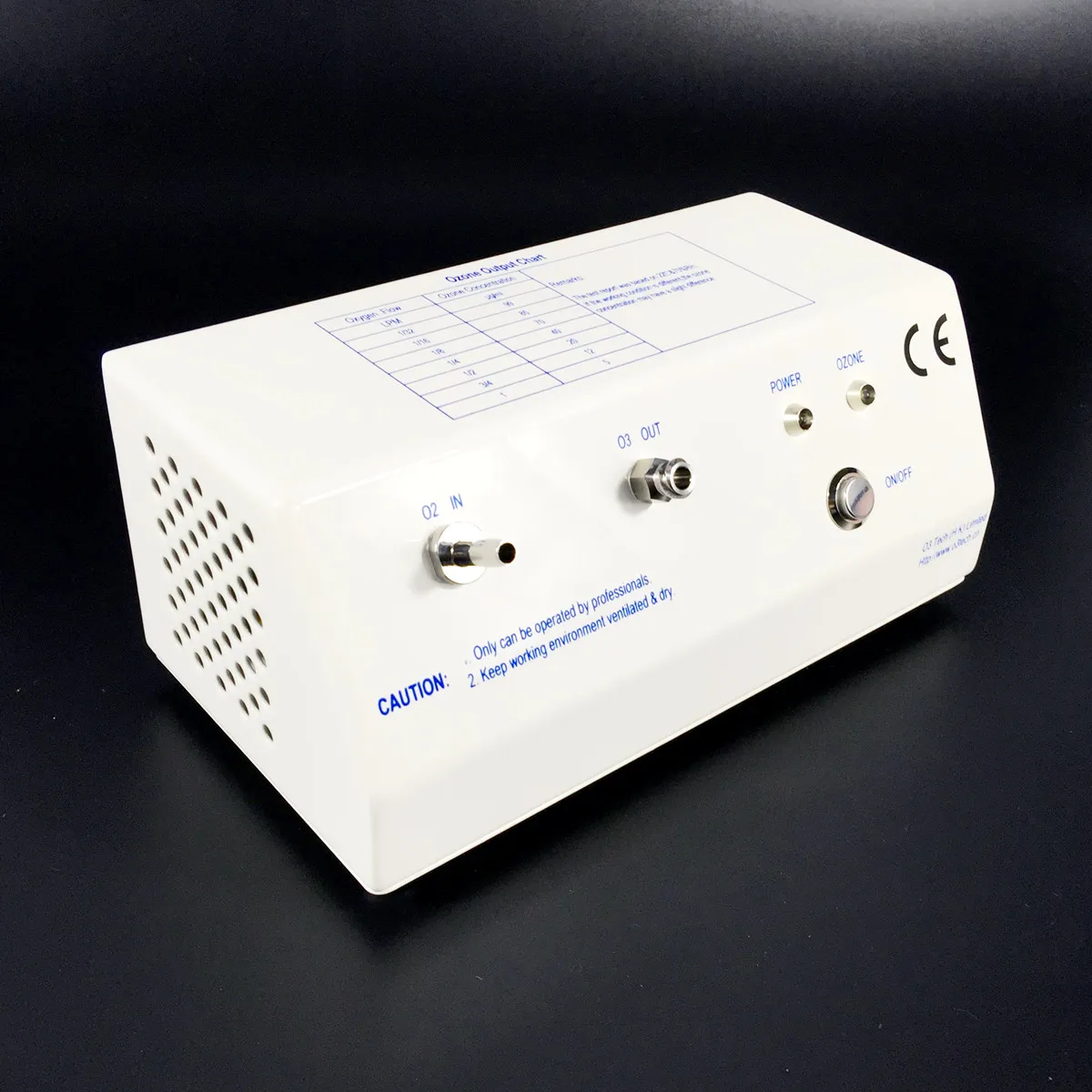 MOG003 12V Mini Home Therapy Ozone Generator With Ozone Destructor  5-99ug/ml