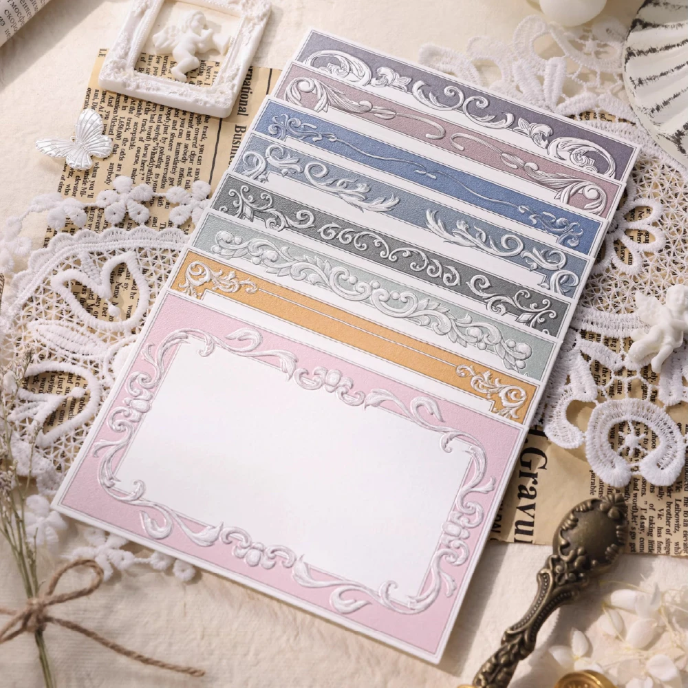 

French-Style Embossed Birthday cards Greeting Cards Greeting Cards Bullet Journals Blessings Love Notes Floral Envelopes