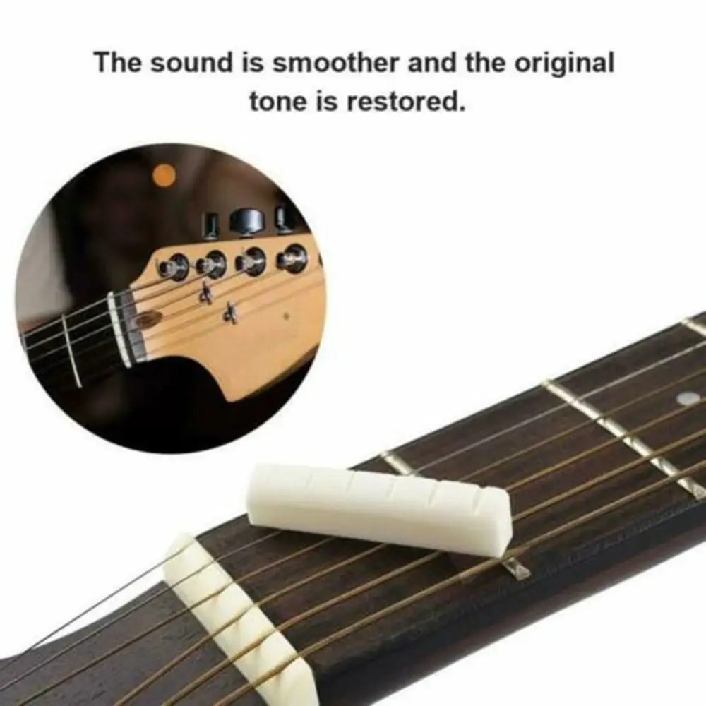 6 String Stringed Instruments Guitar Accessories Upper String Pillow Acoustic Guitar Lower String pillow Guitar Bridge Saddle