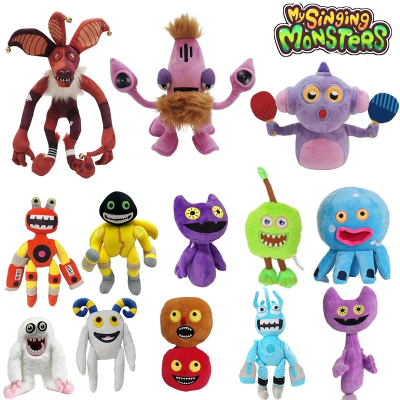 

Game My Singing Monsters Plush Doll Toy Cartoon Mascot Horror Wubbox Stuffed Animal Cosplay Character Soft Plushies Kids Collect