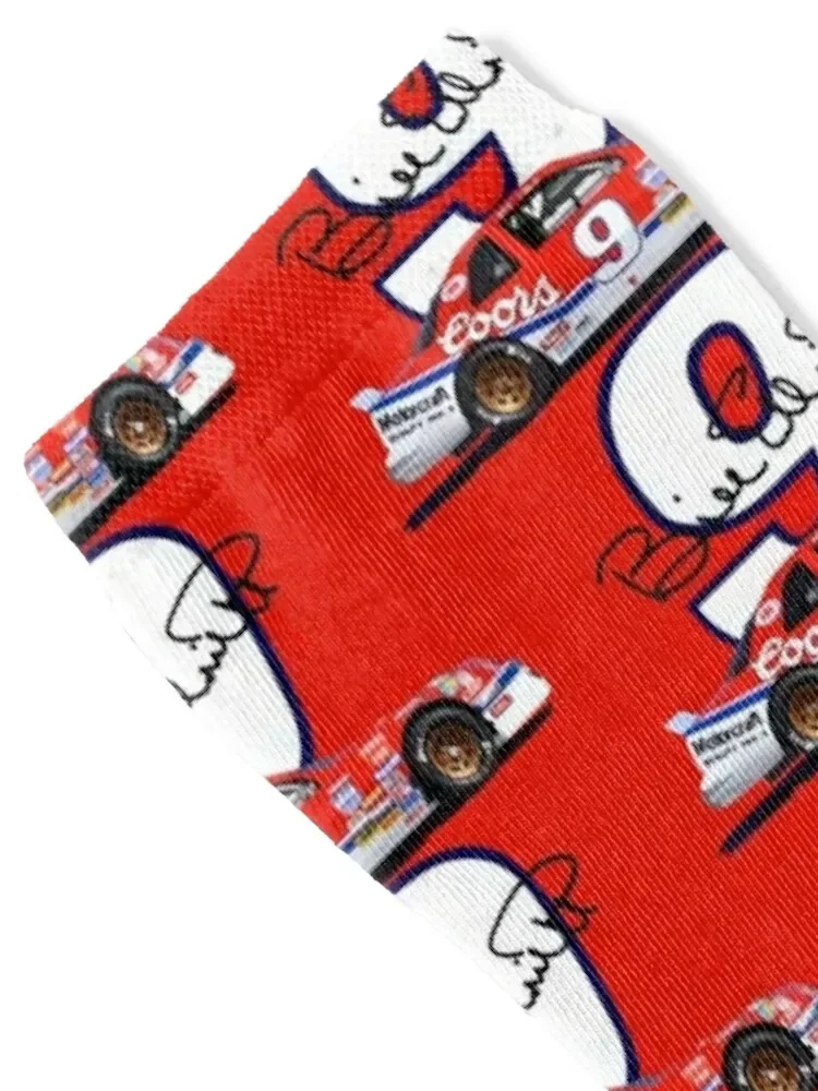 Bill Elliott 1988 Winston Cup #9 Stock Car Socks shoes Children's football Socks Girl Men's