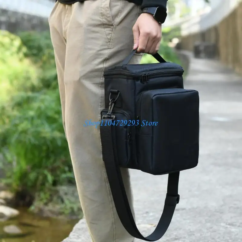 

Portable Mics Storage Case EVA Construction Shockproof and Drop Proof Bag with Secure Metal Zippers