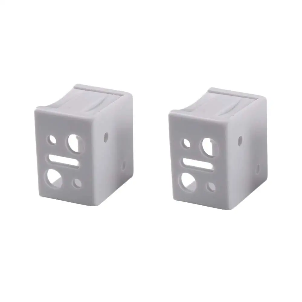 Plastic 6 Pcs Vertical Mounting Replacement Track End Cover Holder Box Profile Box Blinds Bracket Headrail Bracket
