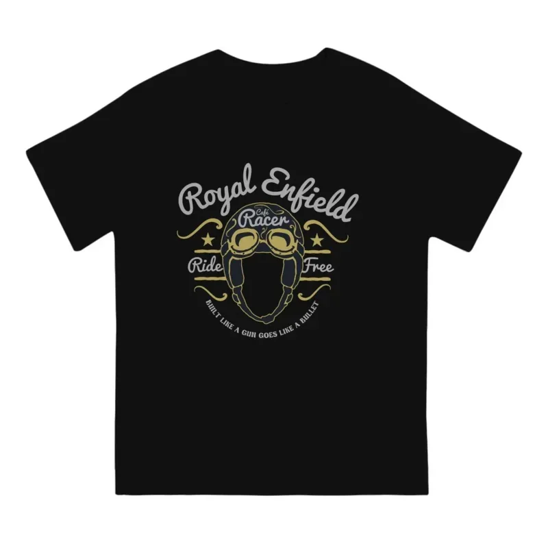 Royal Enfields Cafe Racer Special TShirt One of British Retro Motorcycles Casual T Shirt Newest Stuff For Men Women