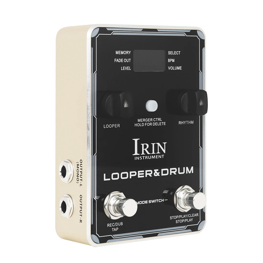 Gold Electric Guitar Loop Effects Pedal Universal Professional Drum Machine Looper Effect Pedals