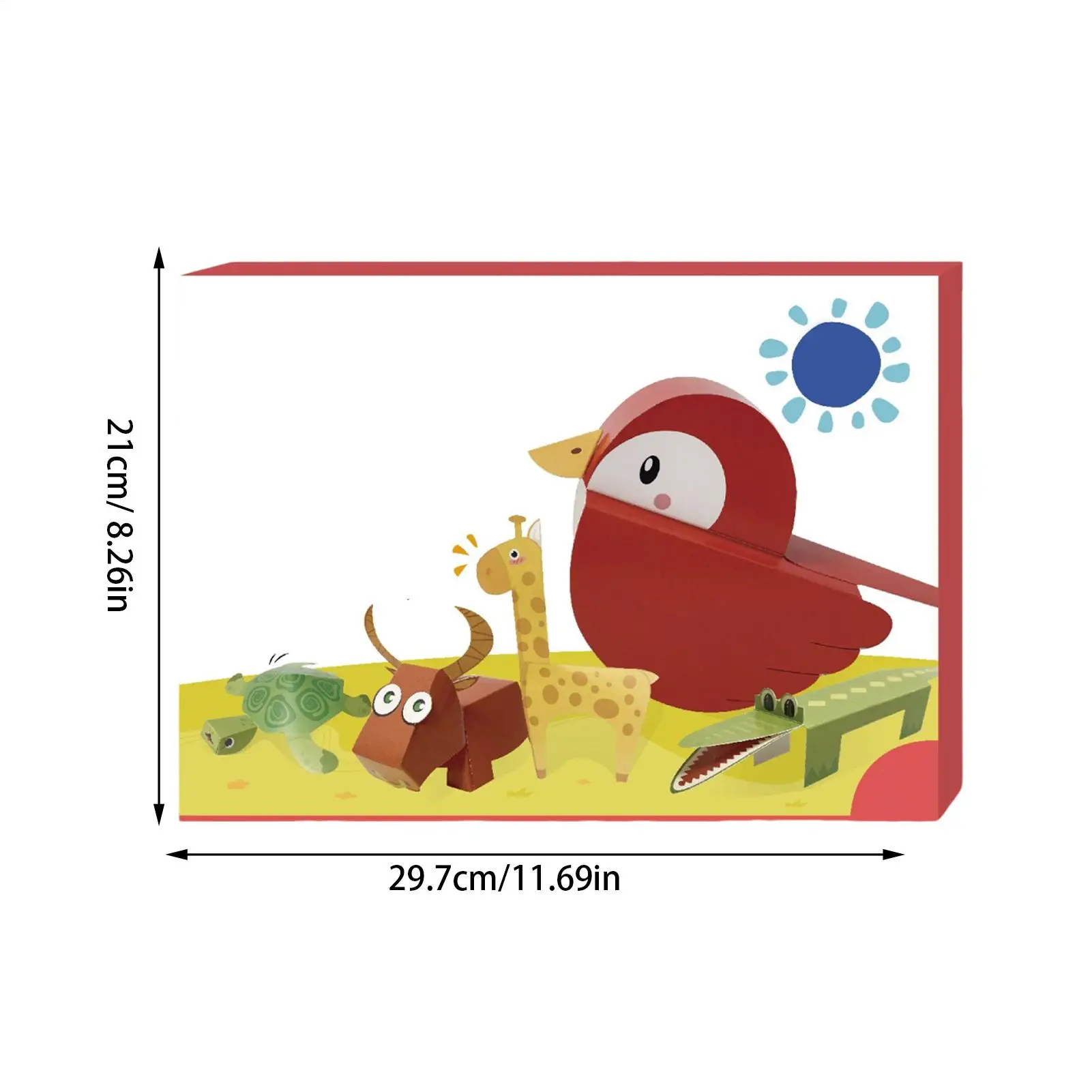 Zestaw do rękodzieła papierowego 3D, model artystyczny z papieru, edukacyjny zestaw projektów rzemieślniczych dla nastolatków, początkujących, entuzjastów, do klasy, szkoły, domu, dla dziewcząt.