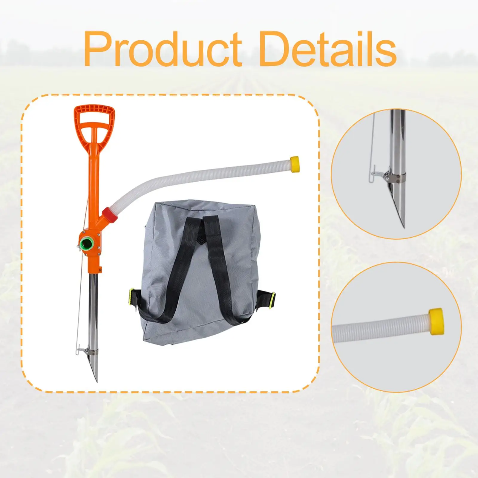 Manual Fertilizer Spreader Gardening Tool for Vegetables Fruit Trees Garden