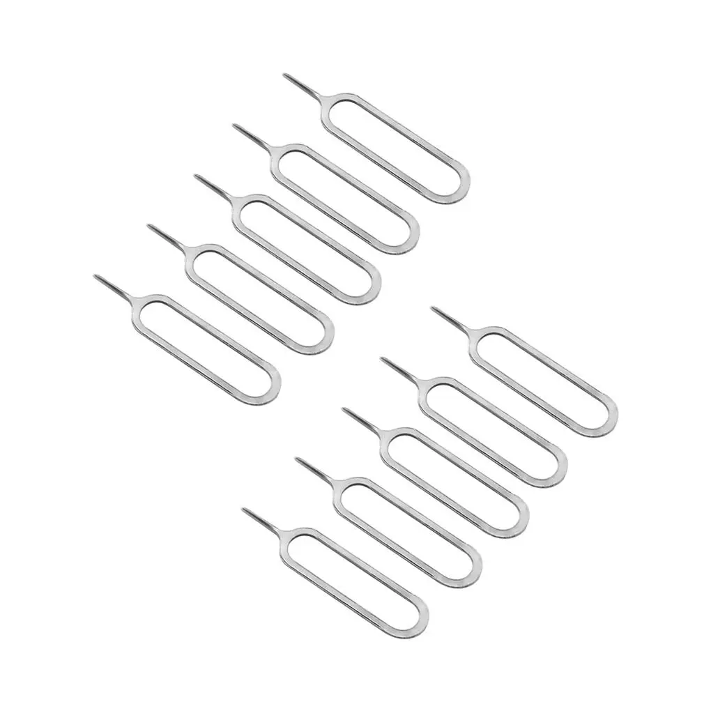 10pcs Phone SIM Card Pin Removal Needle Repair Fitting Small Ejector Tools