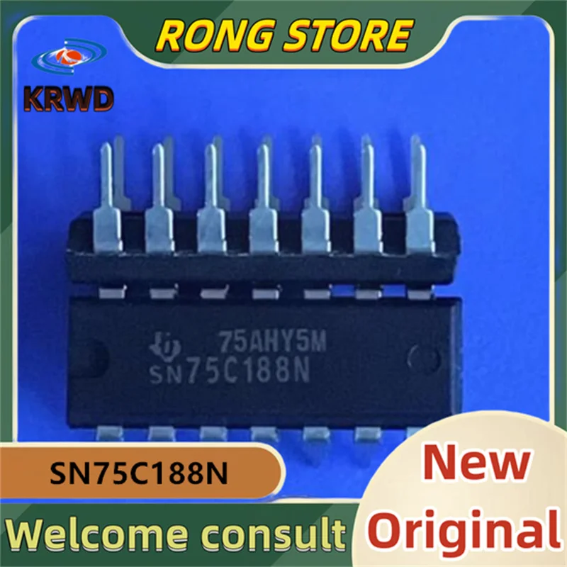 10PCS SN75C188N  New original SN75C188 DIP14