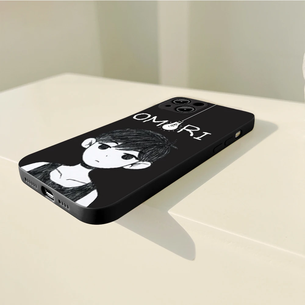 FOR iPhone12 Flame Hot Omori rpg game Phone Case FOR iPhone 11 12 iphone 13 Pro 8 7 Plus X 14 SE XR 11 12 Pro mini XS MAX Cover