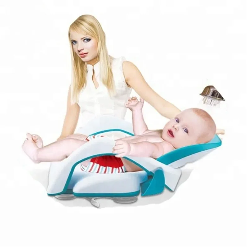 Comfortable Baby Bathtub Anti-slip Bath Seat and Newborn Children Shower