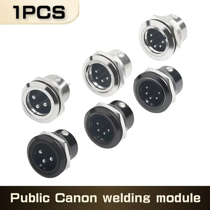 

Аудиомодуль с металлическим круглым резьбовым соединением, цинковый сплав, разъем типа C, XLR-разъем с пайкой, аксессуар для интерфейса, 1 шт.