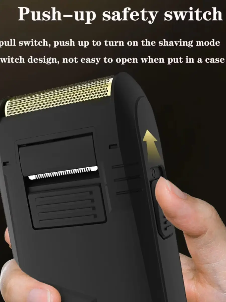 VGR Rasoio Ricaricabile Rasoio Professionale Barba Trimmer Elettrico Rasoio Alternativo Rasoio di Finitura per Uomo V-375 T