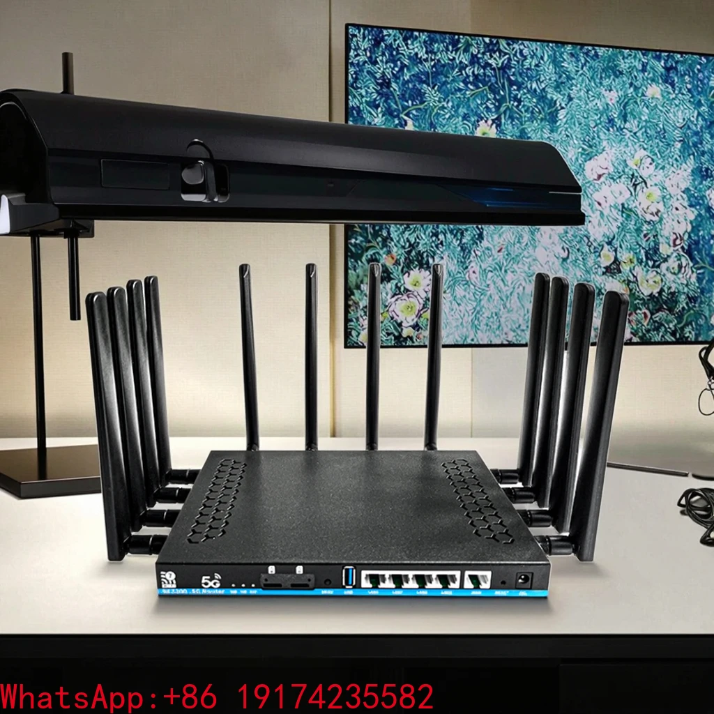 

Factory Direct BE7200 Wireless Router Gigabit Ports Openwrt DDR4 1GB Mesh 5G 7200Mbps Easy Install
