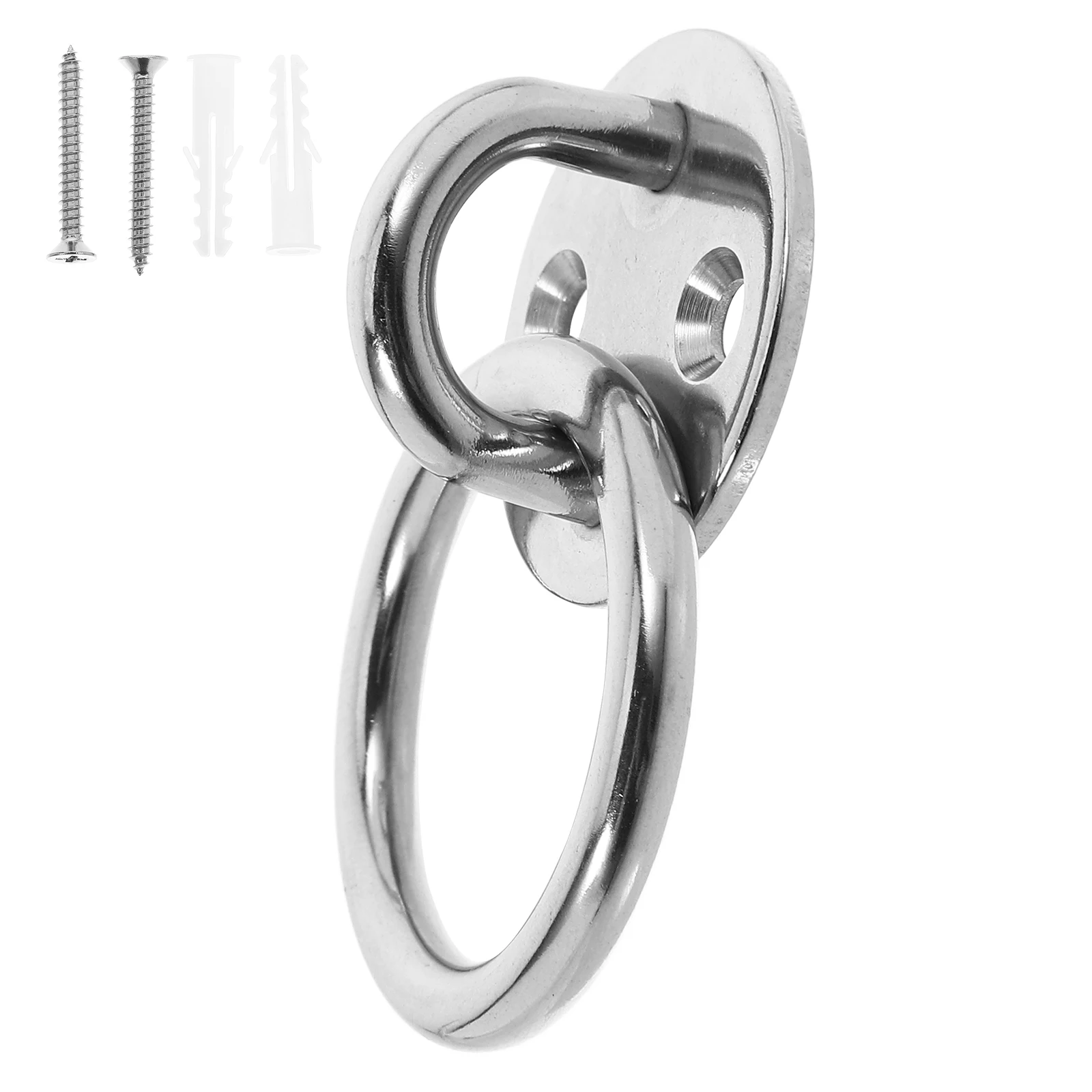 

Round Buckle Door Latch Stainless Steel Heavy Duty Hammock Hooks Ground Anchor Wall Bracket Ceiling Mount Outdoor Furniture