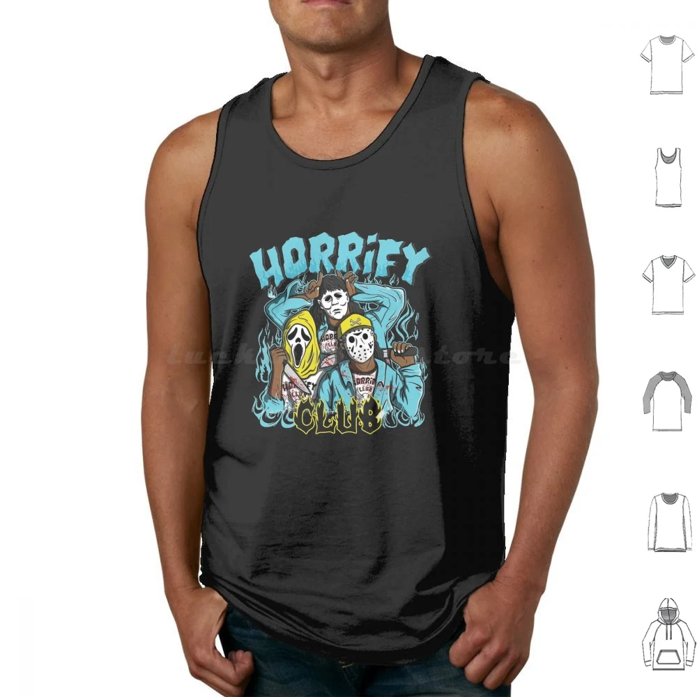 

Horrifi Club Horror Characters Tee , Horror Friend Shirt , Halloween Movie Shirt , Horror Killer Halloween Tee , Michael Myers