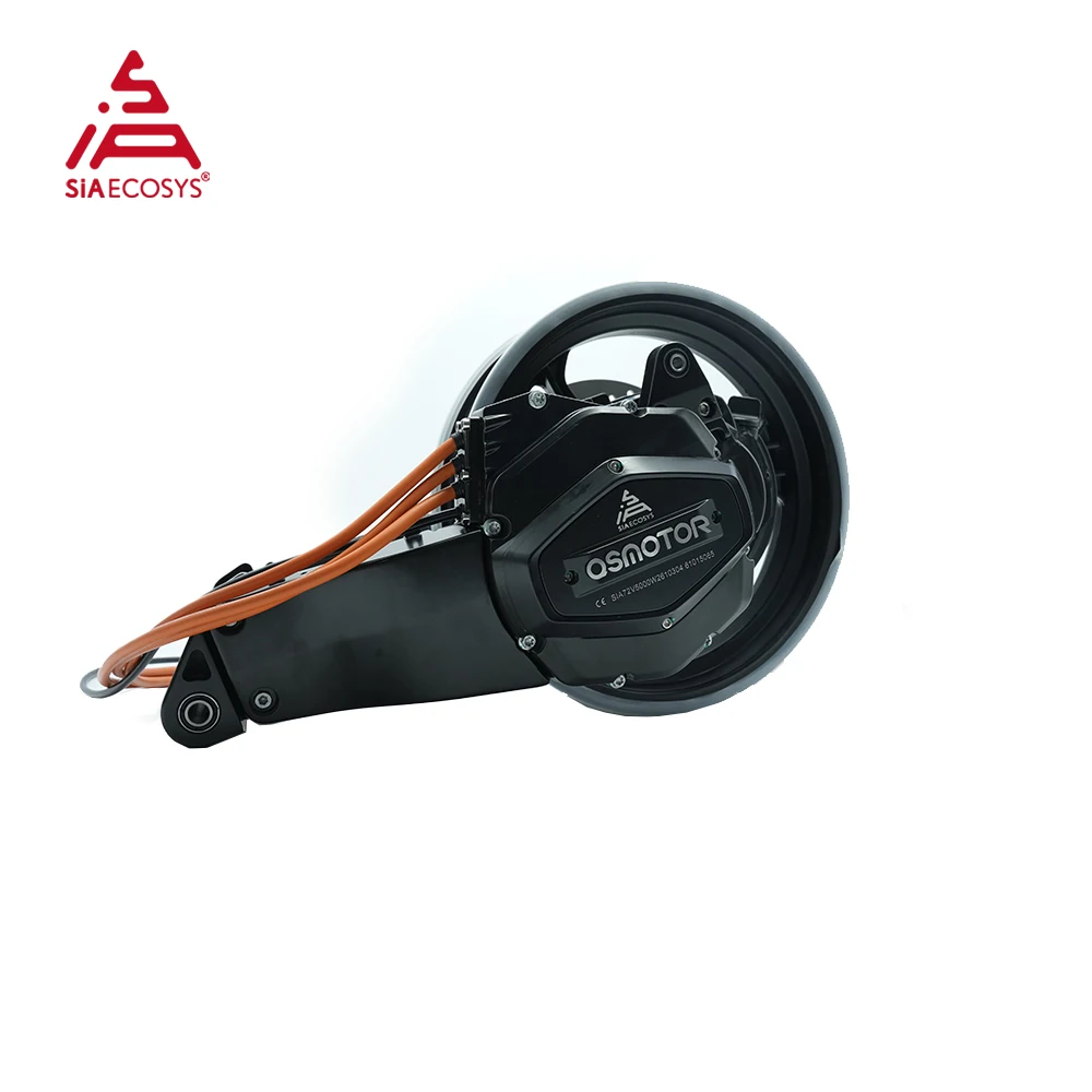 QSMOTOR Side-Mounted 5000W QSX155A-46H Motor Assembly 6100RPM 46H Magnet High Speed IP67 for Dirt Bike