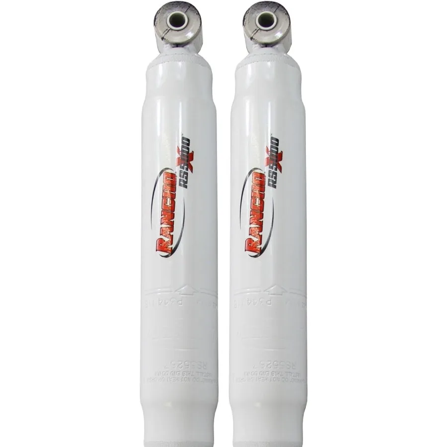 Pair of RS5000X Series Front Shocks Designed for 19992004 F350 Super Duty 4WD with 0 Lift Enhances Vehicle Handling and Perform