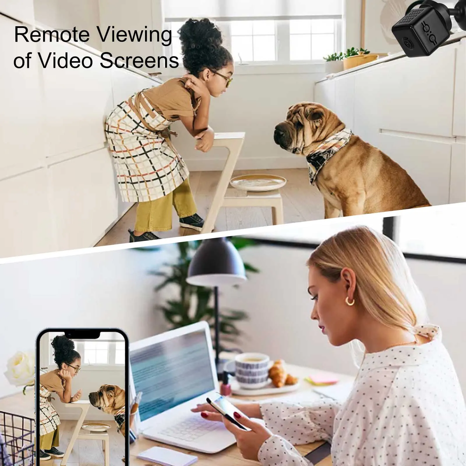 HD Mini Camera Remote Live View Secret small Camera for Home Security Wi-Fi Surveillance Camera Baby Monitor Security