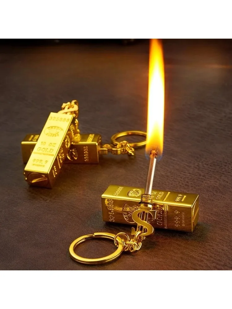 Briquet assorti, porte-clés créatif, pendentif en métal, étanche, essentiel, Gadgets d'allumage de survie en plein air pour hommes