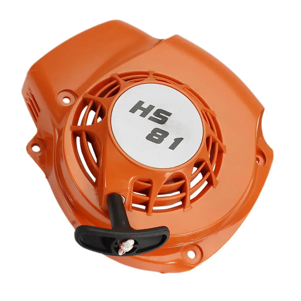 Trimmer Parts Recoil Pull Starter Assembly Plastic Metal Starter Assy for HS81 HS86R Brushcutter Yard Maintenance