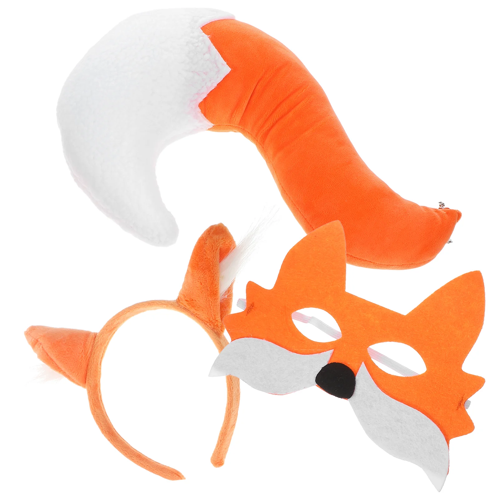 Halloween Costume Cosplay Costumes Fox Artificial Mask Performance Props Ear Headband Decorative Tail