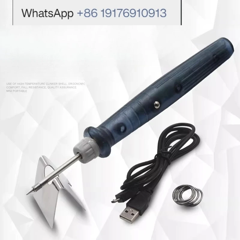 Portable 3-speed thermostat USB electric soldering iron, multi-functional outdoor maintenance welding tool, electric welding pen