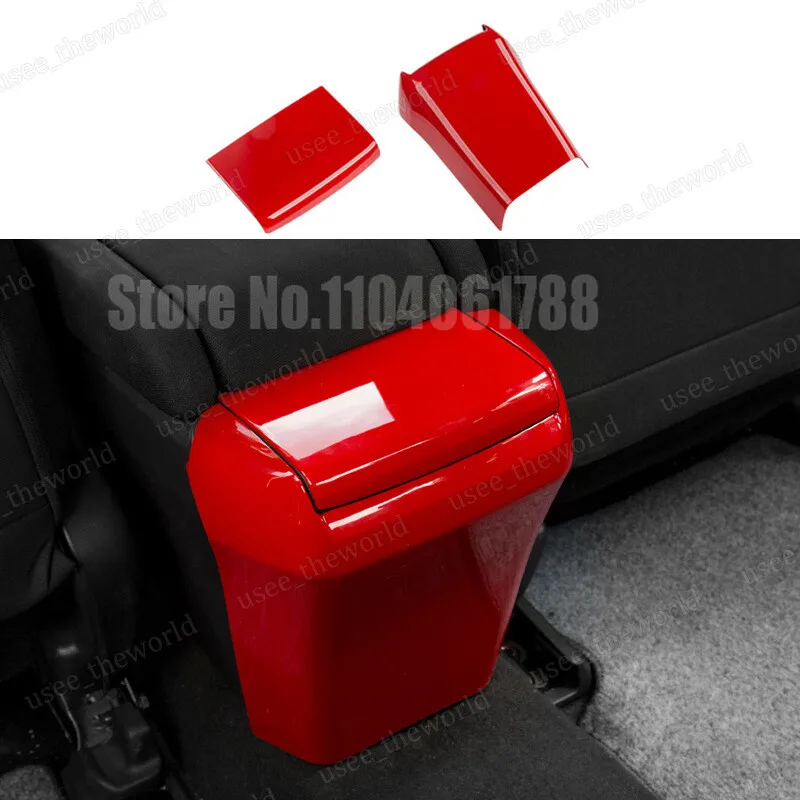 Accesorios interiores rojos para Honda Civic 10. a generación 2016 2017 2018 2019 2020 2021, tira de manijas de puerta, 
