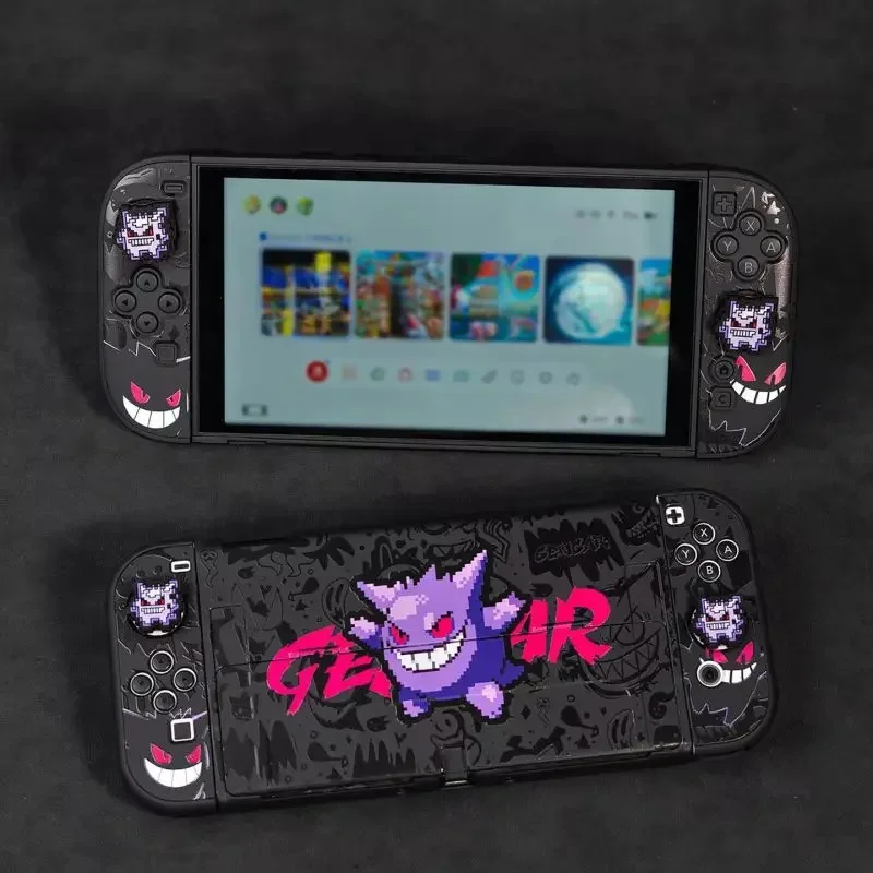 Anime Purple Protective Case for Nintendo Switch 2 Cartoon Removable Handle Holder Protective Cover Grip Cap Game Accessories - view 3