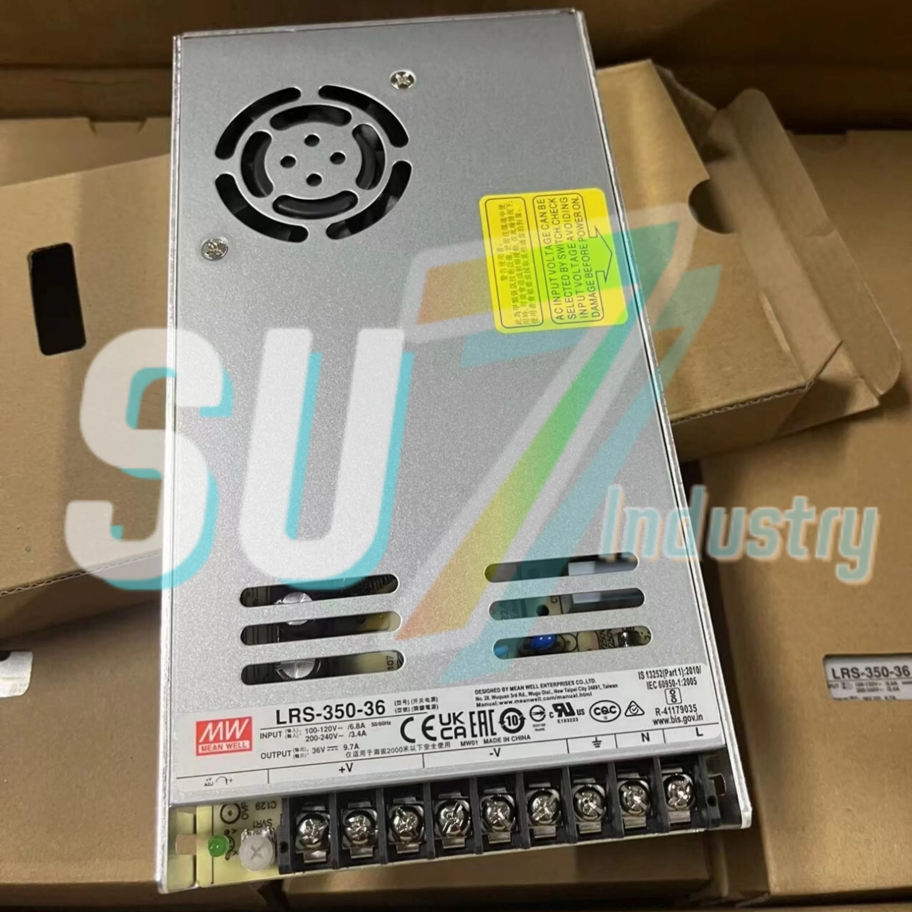 

Mean Well LRS-350-3.3 LRS-350-36 LRS-350-4.2 Switch Power Supply New In Box