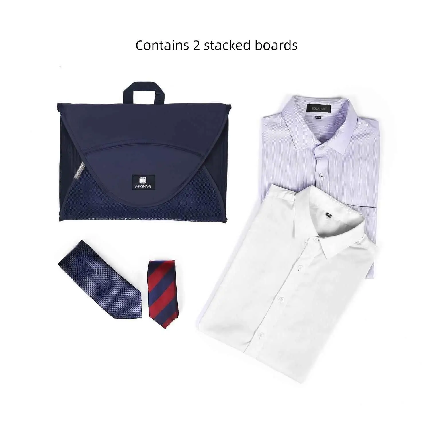 Business Shirt Storage Bag Travel Suit Folding Clothes Organizer Anti-Wrinkle Packing Board Separate Clothing Bag
