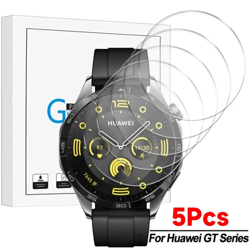 5-1Pcs Tempered Glass for Huawei Watch GT3 SE GT 3 Pro GT 2 Pro GT Runner Screen Protector HD Clear Films for Huawei Watch GT